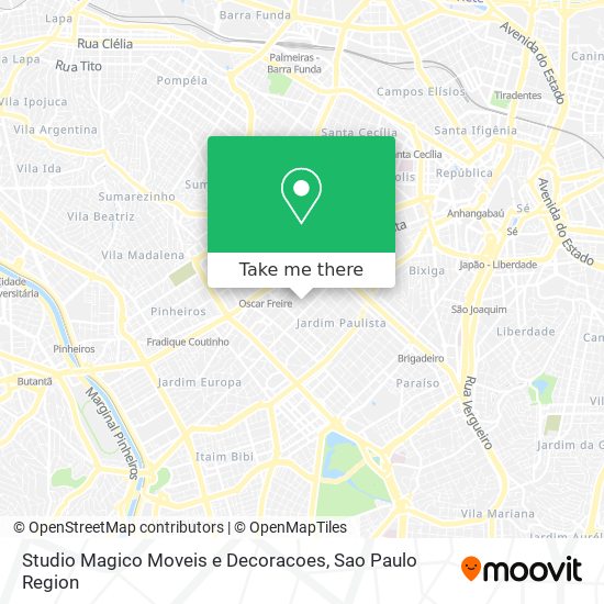 Studio Magico Moveis e Decoracoes map