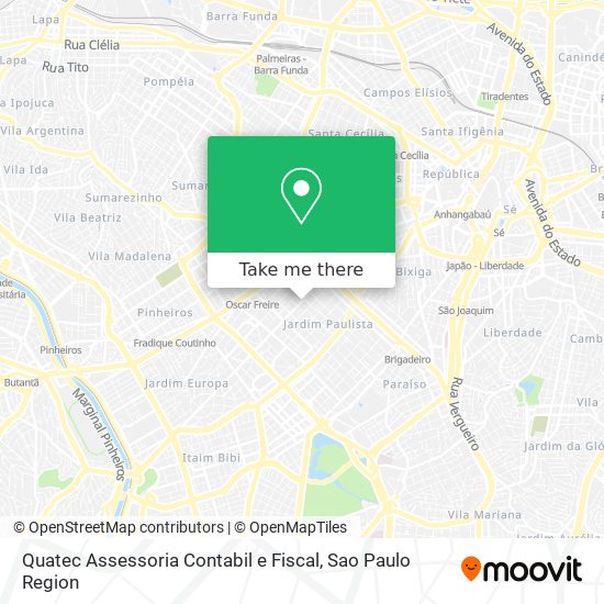 Mapa Quatec Assessoria Contabil e Fiscal