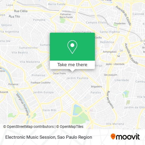 Electronic Music Session map