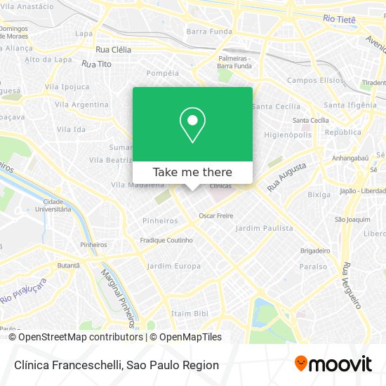 Clínica Franceschelli map