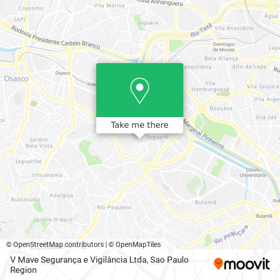 Mapa V Mave Segurança e Vigilância Ltda