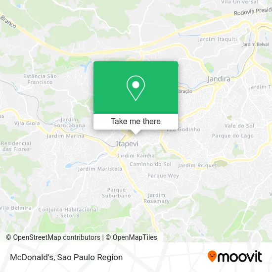 McDonald's map