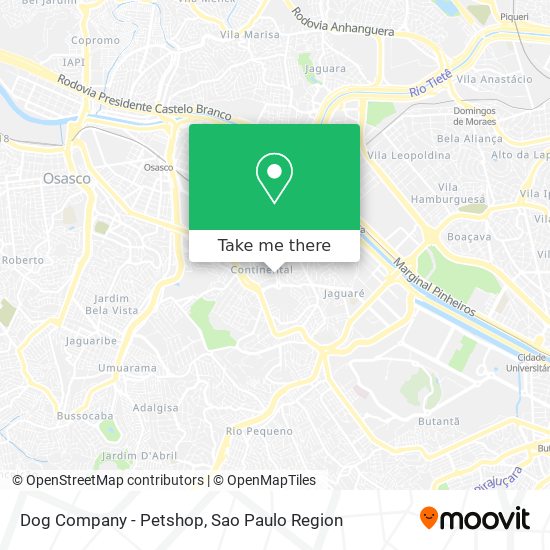 Mapa Dog Company - Petshop