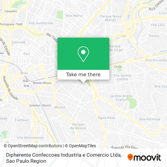 Mapa Dipherente Confeccoes Industria e Comercio Ltda