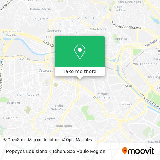 Popeyes Louisiana Kitchen map