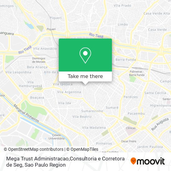 Mega Trust Administracao,Consultoria e Corretora de Seg map