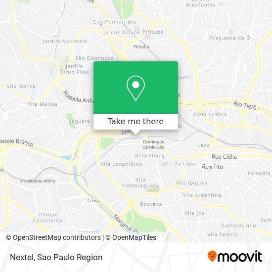 Mapa Nextel