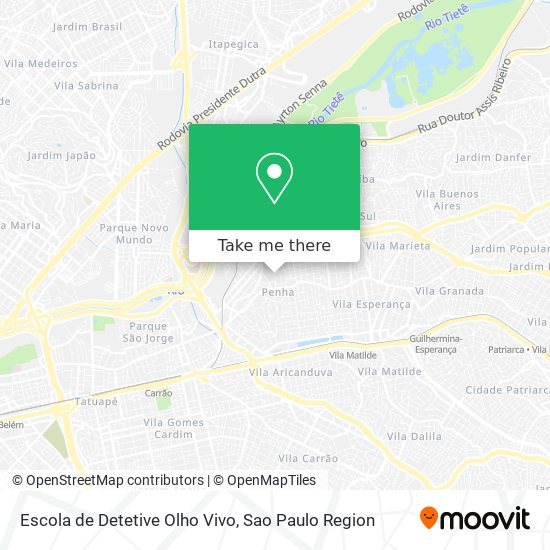 Escola de Detetive Olho Vivo map