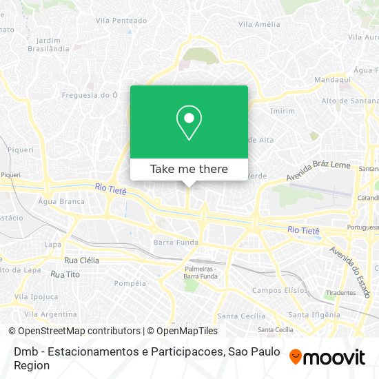 Mapa Dmb - Estacionamentos e Participacoes