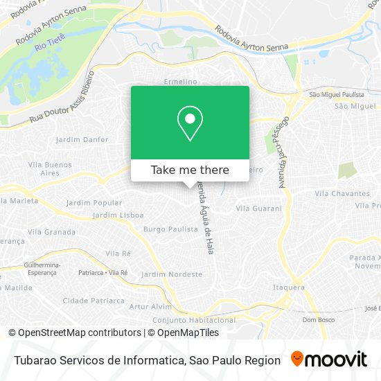 Mapa Tubarao Servicos de Informatica