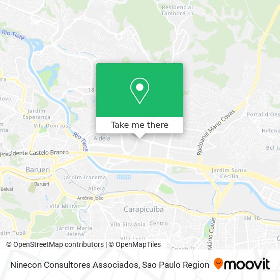 Ninecon Consultores Associados map