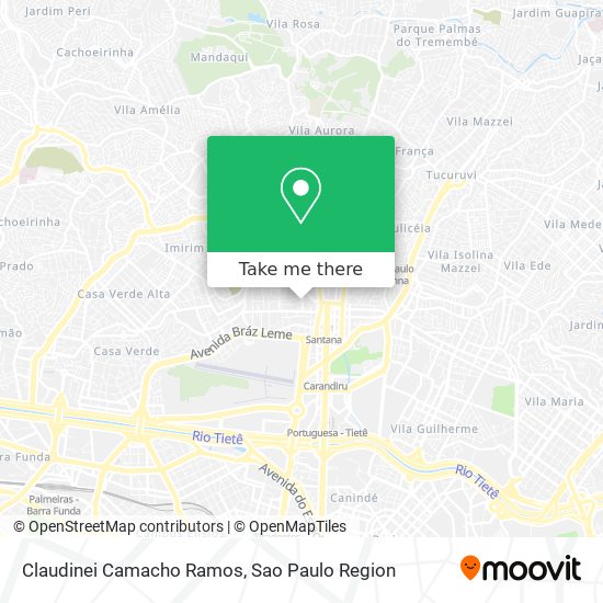 Claudinei Camacho Ramos map