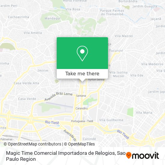 Magic Time Comercial Importadora de Relogios map