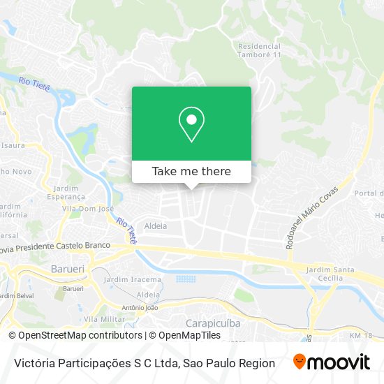 Victória Participações S C Ltda map