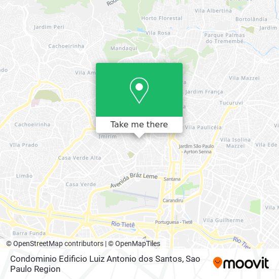 Mapa Condominio Edificio Luiz Antonio dos Santos