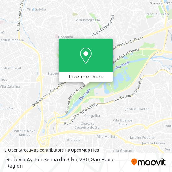 Rodovia Ayrton Senna da Silva, 280 map