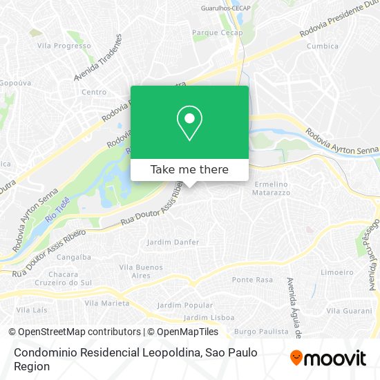 Condominio Residencial Leopoldina map