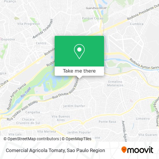Comercial Agricola Tomaty map