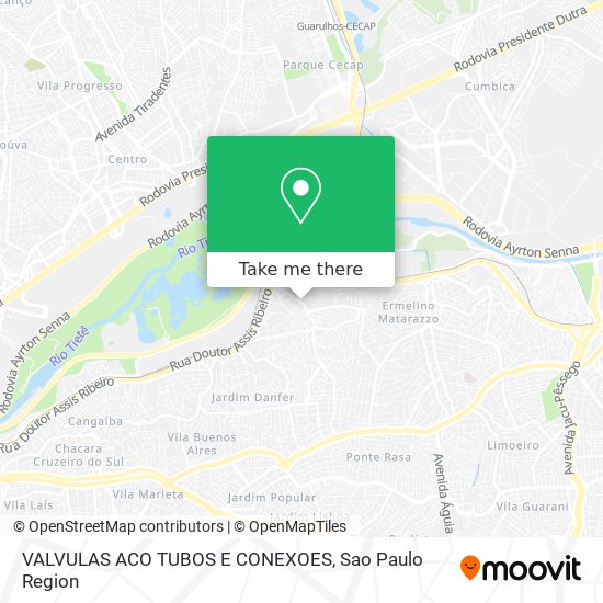 Mapa VALVULAS ACO TUBOS E CONEXOES