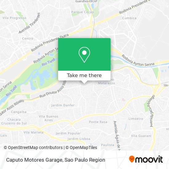 Mapa Caputo Motores Garage