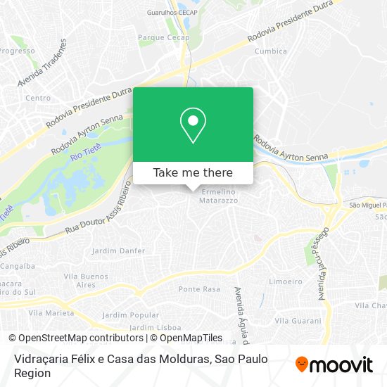 Vidraçaria Félix e Casa das Molduras map