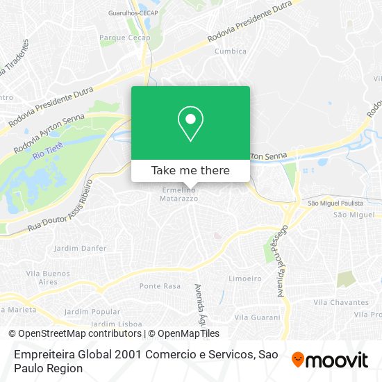 Empreiteira Global 2001 Comercio e Servicos map