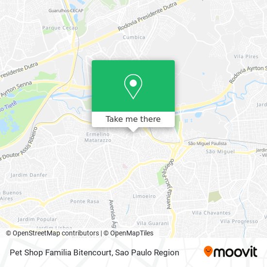 Pet Shop Familia Bitencourt map
