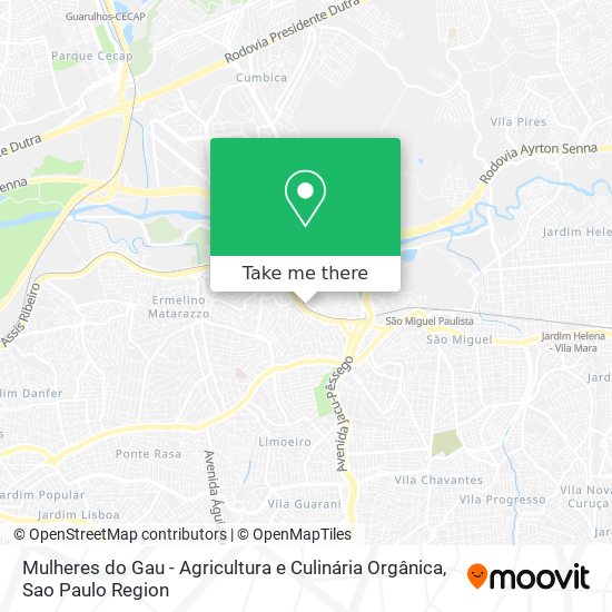 Mulheres do Gau - Agricultura e Culinária Orgânica map