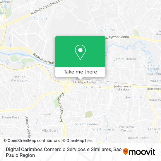 Digital Carimbos Comercio Servicos e Similares map