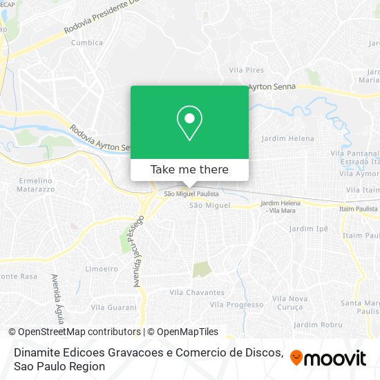 Dinamite Edicoes Gravacoes e Comercio de Discos map