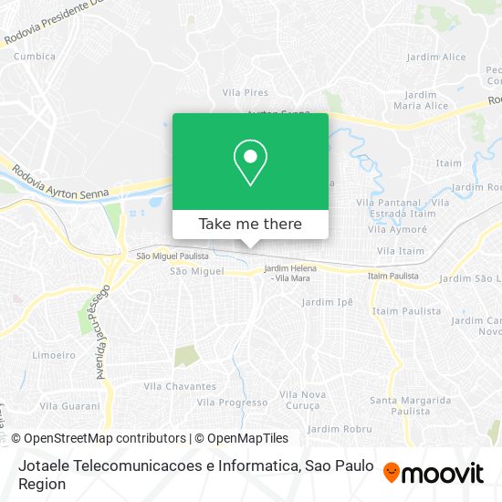 Jotaele Telecomunicacoes e Informatica map