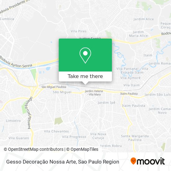Gesso Decoração Nossa Arte map