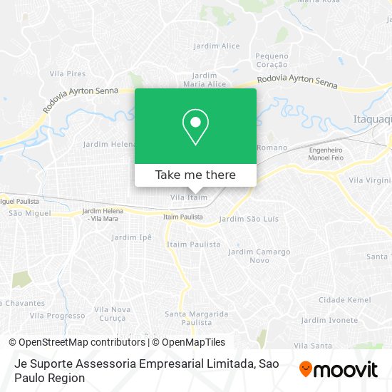 Je Suporte Assessoria Empresarial Limitada map