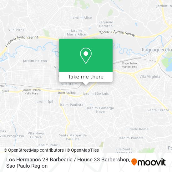 Los Hermanos 28 Barbearia / House 33 Barbershop map