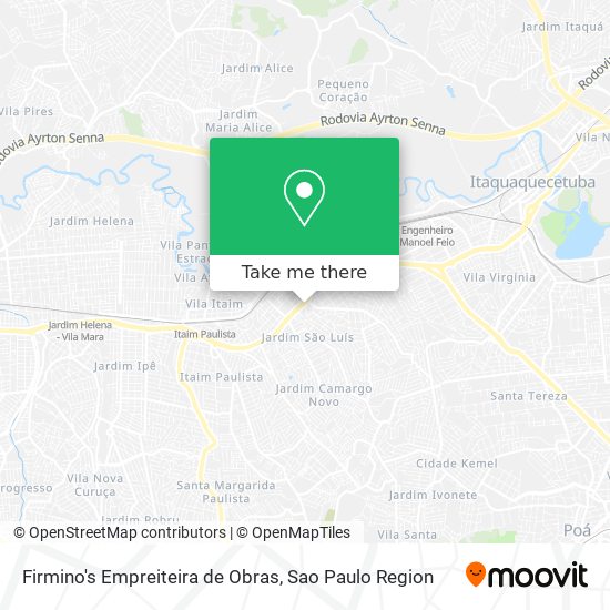 Firmino's Empreiteira de Obras map