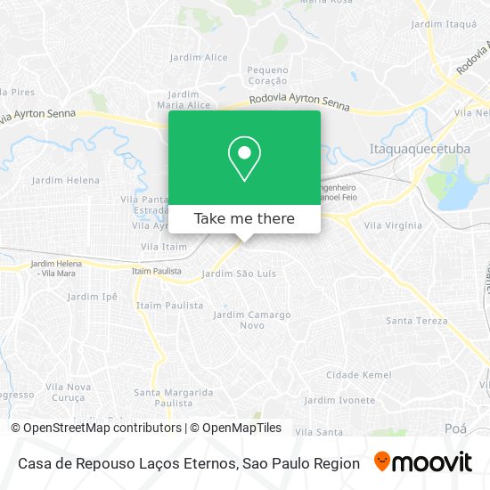 Casa de Repouso Laços Eternos map