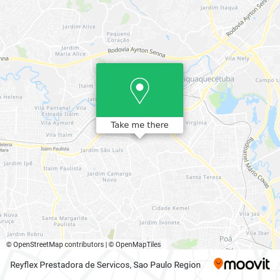 Reyflex Prestadora de Servicos map