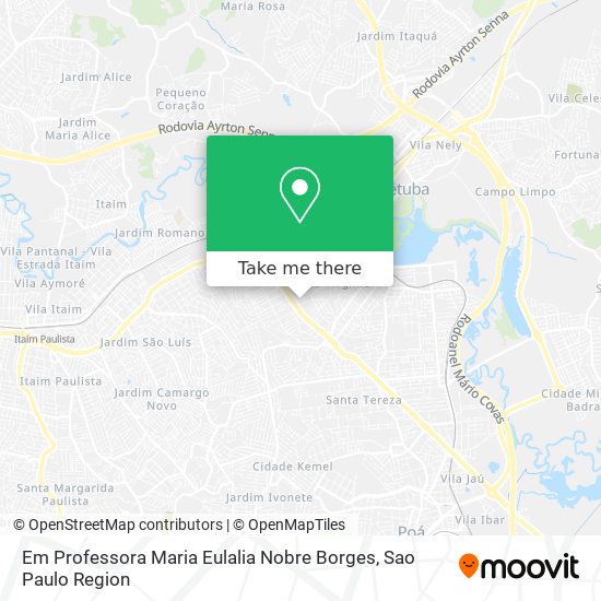 Em Professora Maria Eulalia Nobre Borges map