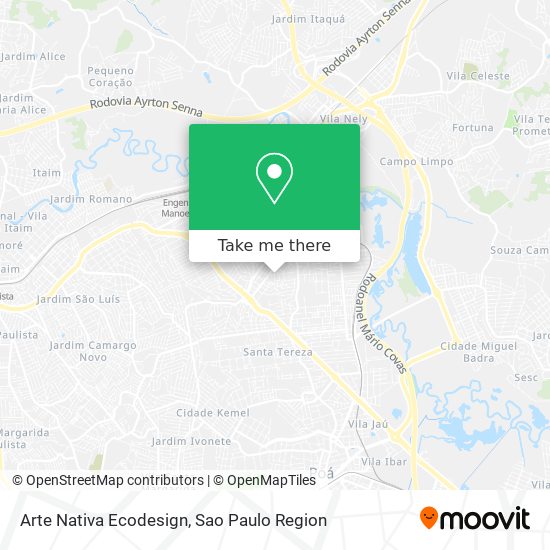 Arte Nativa Ecodesign map