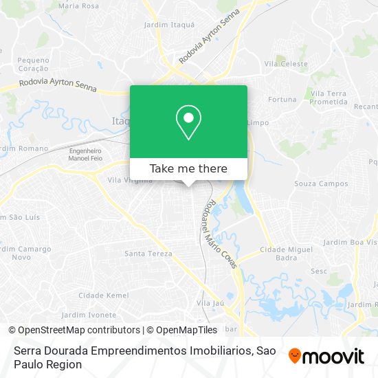 Serra Dourada Empreendimentos Imobiliarios map