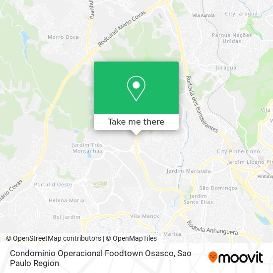 Condomínio Operacional Foodtown Osasco map