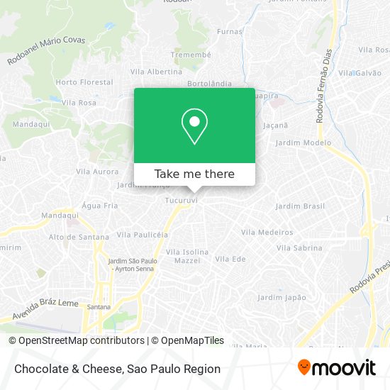 Mapa Chocolate & Cheese