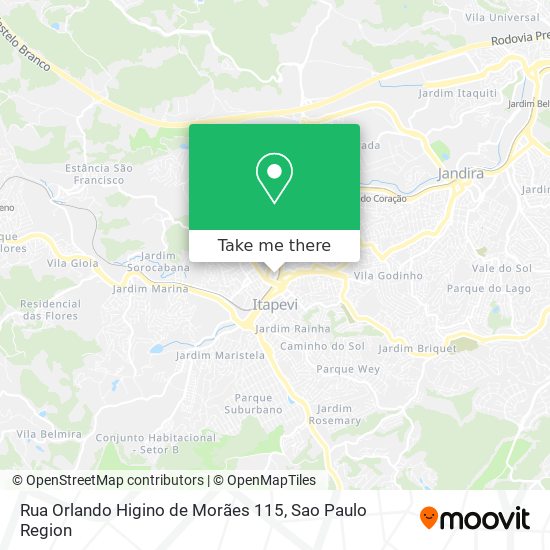 Rua Orlando Higino de Morães 115 map