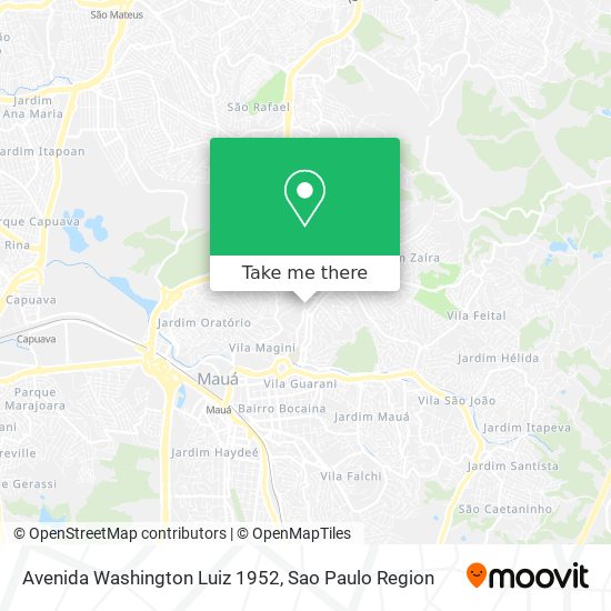 Avenida Washington Luiz 1952 map