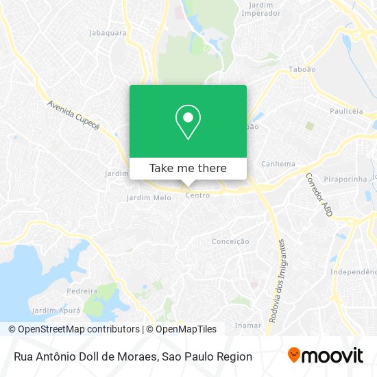 Rua Antônio Doll de Moraes map
