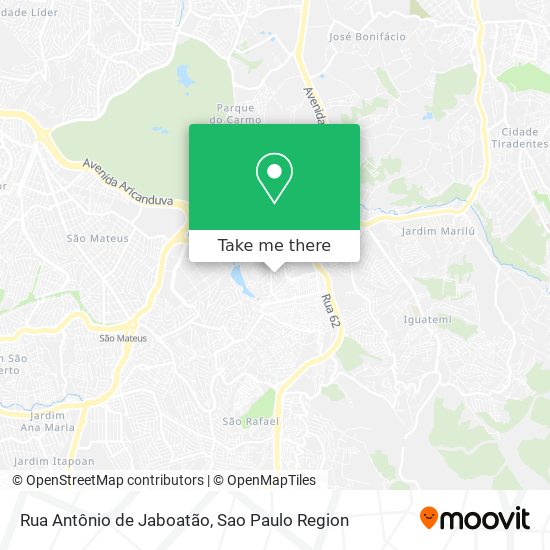 Rua Antônio de Jaboatão map
