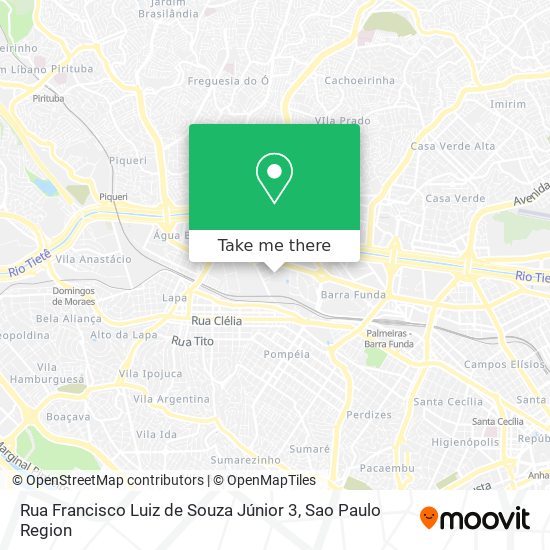 Rua Francisco Luiz de Souza Júnior 3 map