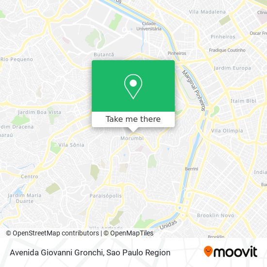 Mapa Avenida Giovanni Gronchi