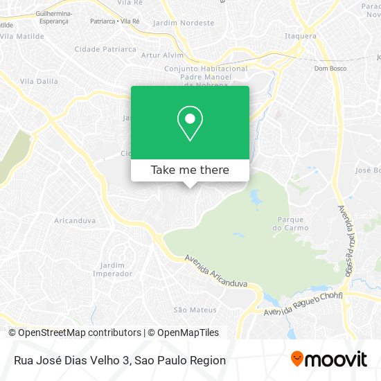 Mapa Rua José Dias Velho 3