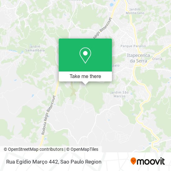 Rua Egídio Março 442 map
